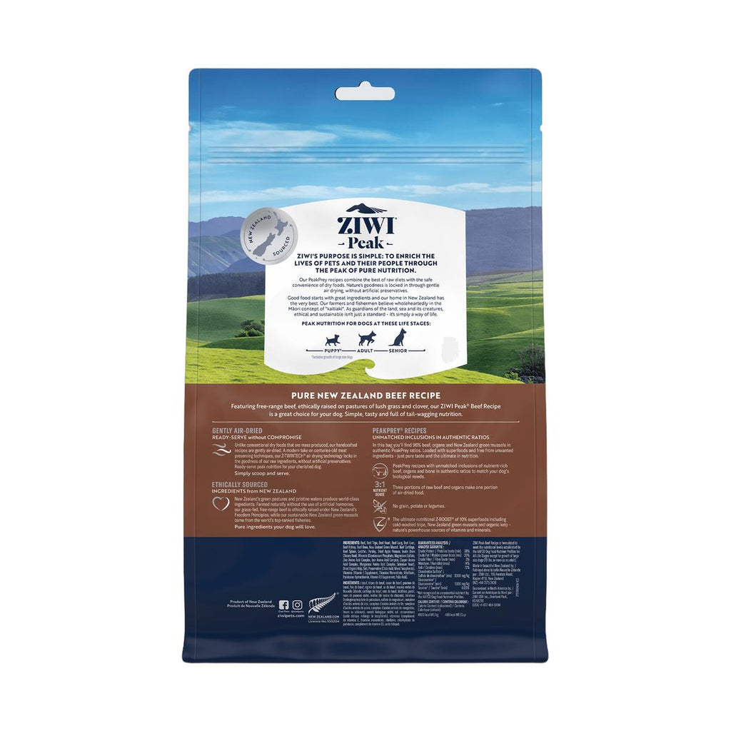 ZIWI Peak ziwi-peak-air-dried-beef-dog (454g-back)