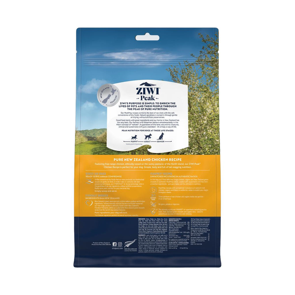 ZIWI Peak ziwi-peak-air-dried-chicken-dog (454g-back)