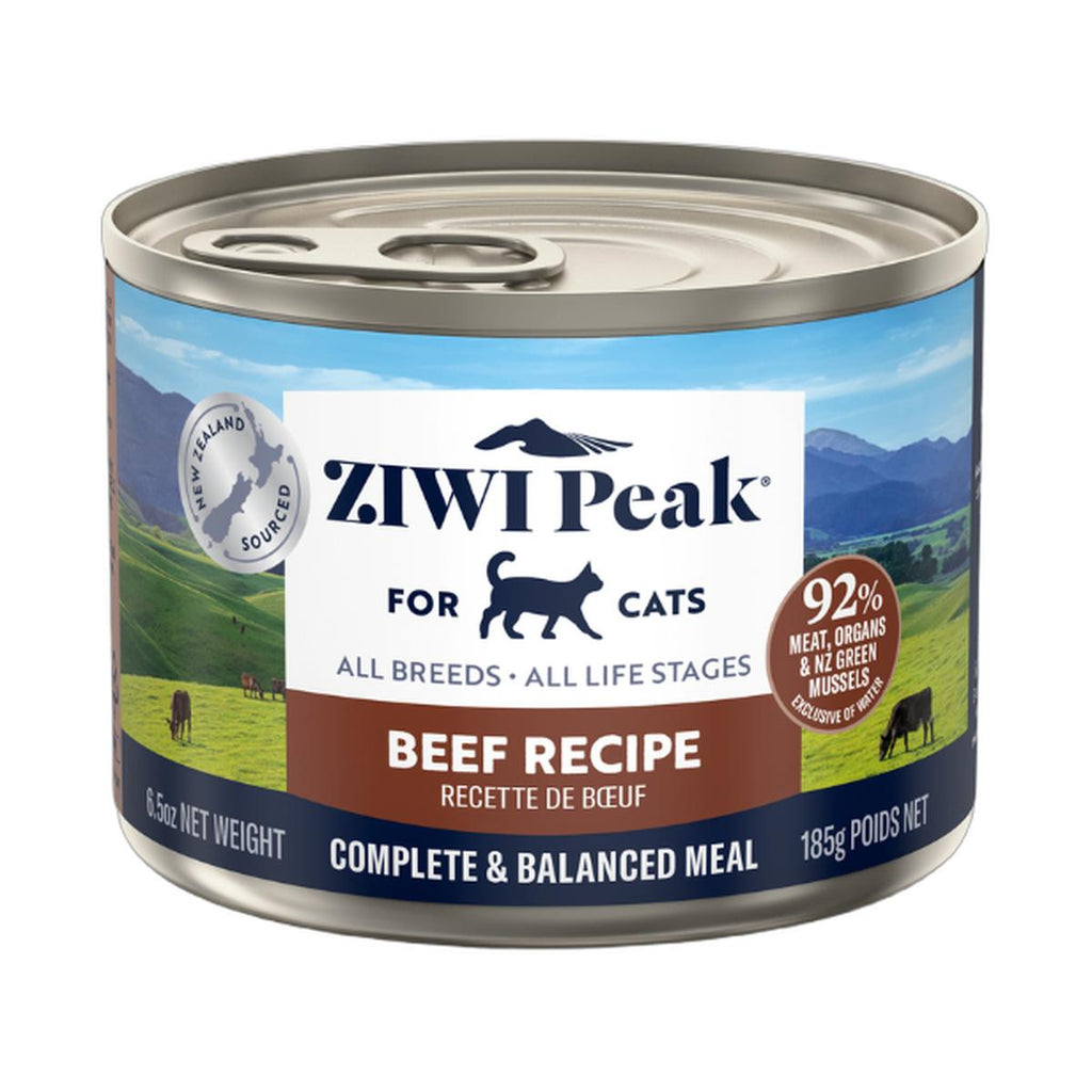 ZIWI Peak Canned Wet Beef Recipe for Cats (185g)