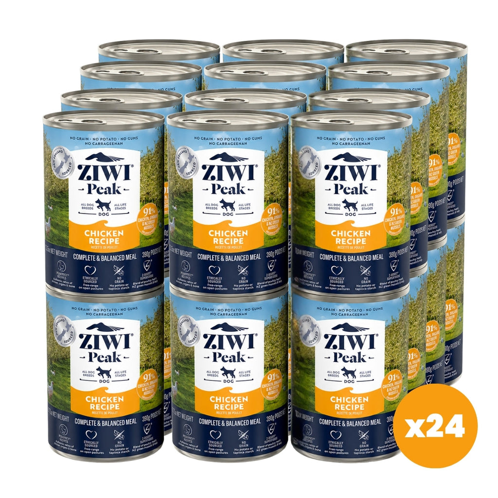 ZIWI Peak Canned Wet Chicken Recipe for Dogs (390g) — Best Before Sep 2027