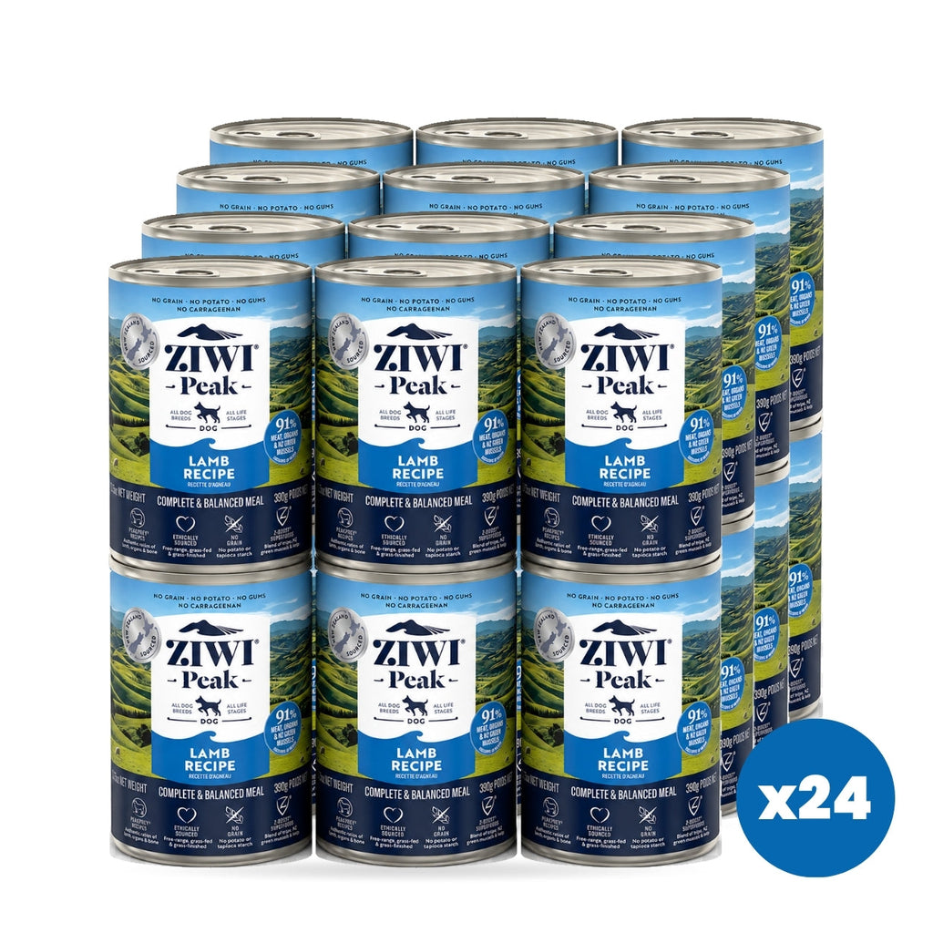 ZIWI Peak Canned Wet Lamb Recipe for Dogs (390g) — Best Before Sep 2027