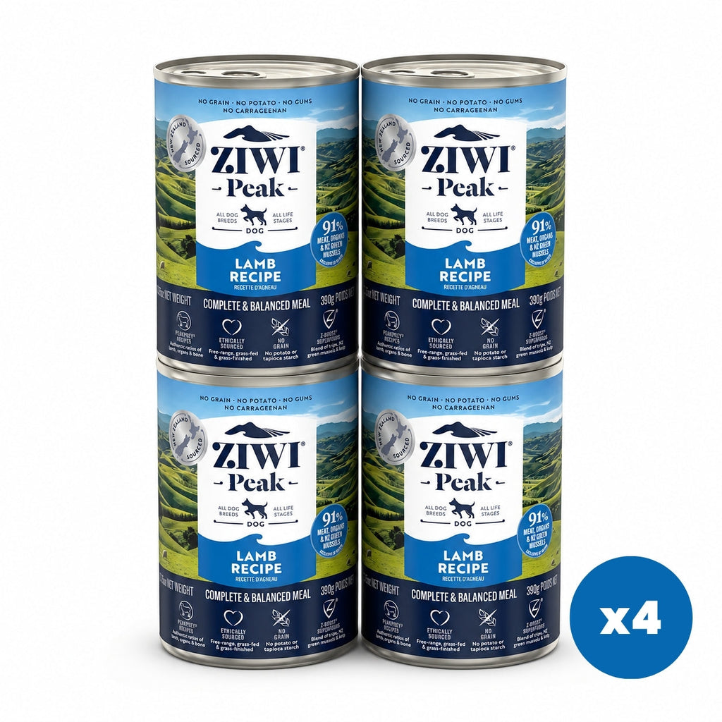 ZIWI Peak Canned Wet Lamb Recipe for Dogs (390g) — Best Before Sep 2027