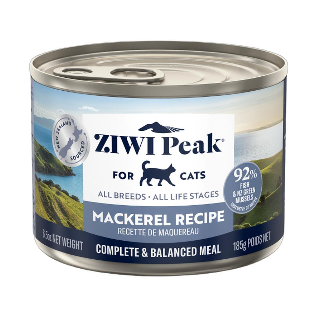 ZIWI Peak Canned Wet Mackerel Recipe for Cats (185g)