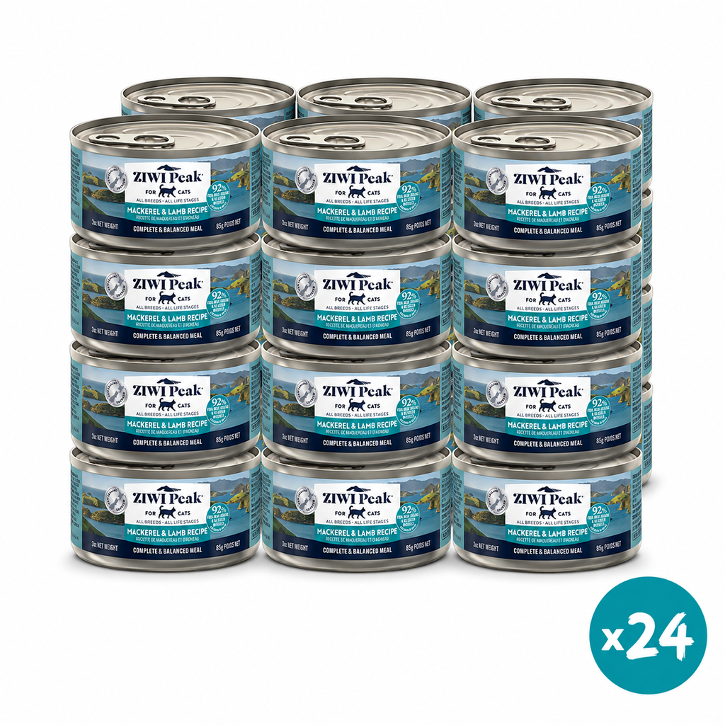 ZIWI Peak Canned Wet Mackerel & Lamb Recipe for Cats (85g)