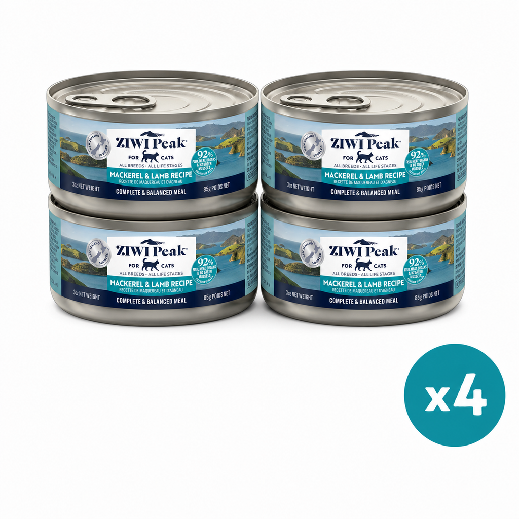 ZIWI Peak Canned Wet Mackerel & Lamb Recipe for Cats (85g)
