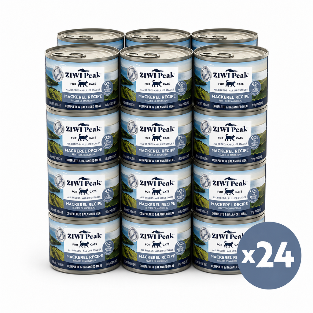 ZIWI Peak Canned Wet Mackerel Recipe for Cats (185g) — Best Before Oct 2027
