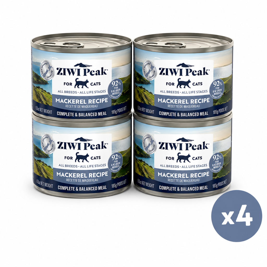 ZIWI Peak Canned Wet Mackerel Recipe for Cats (185g) — Best Before Oct 2027