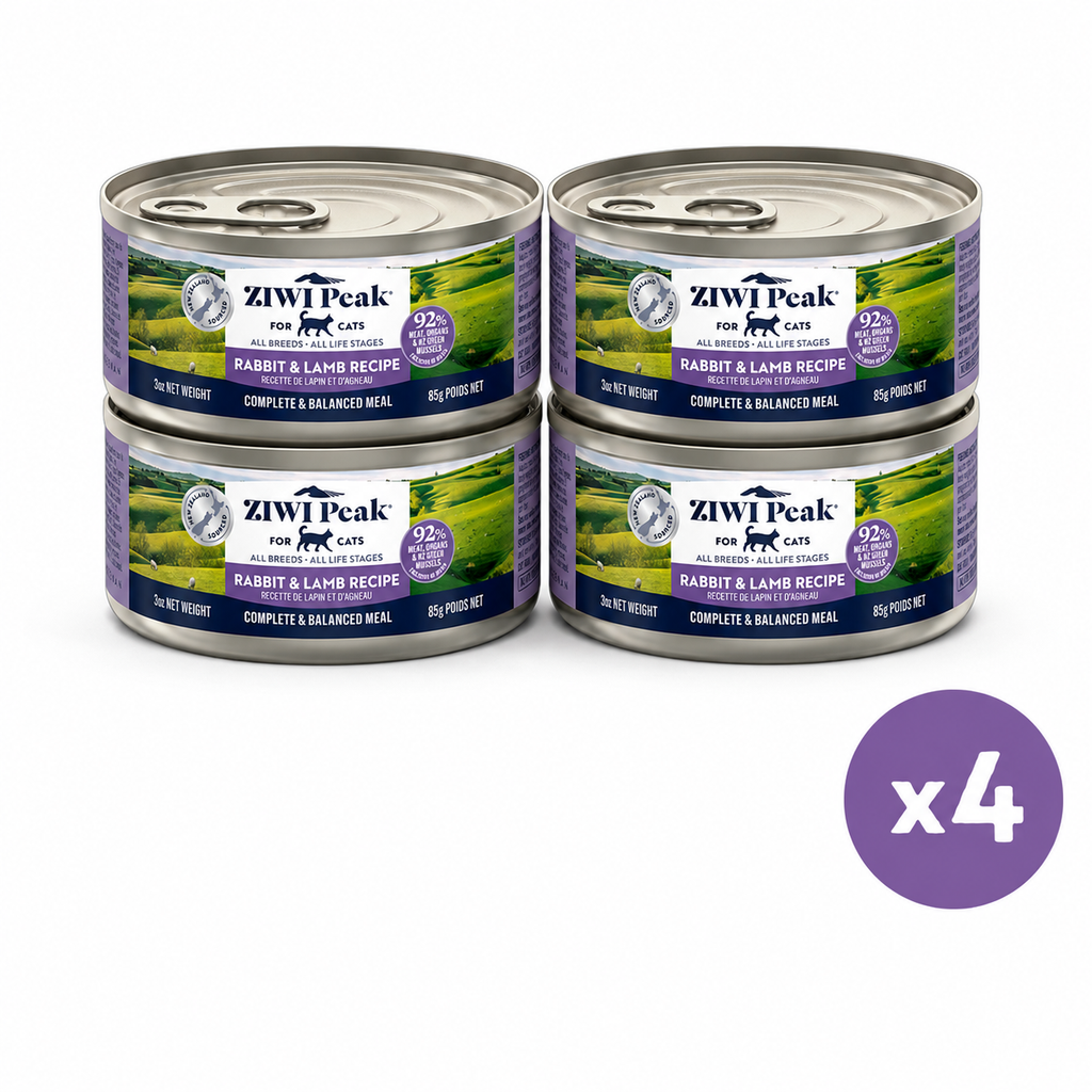 ZIWI Peak Canned Wet Rabbit & Lamb Recipe for Cats (85g)