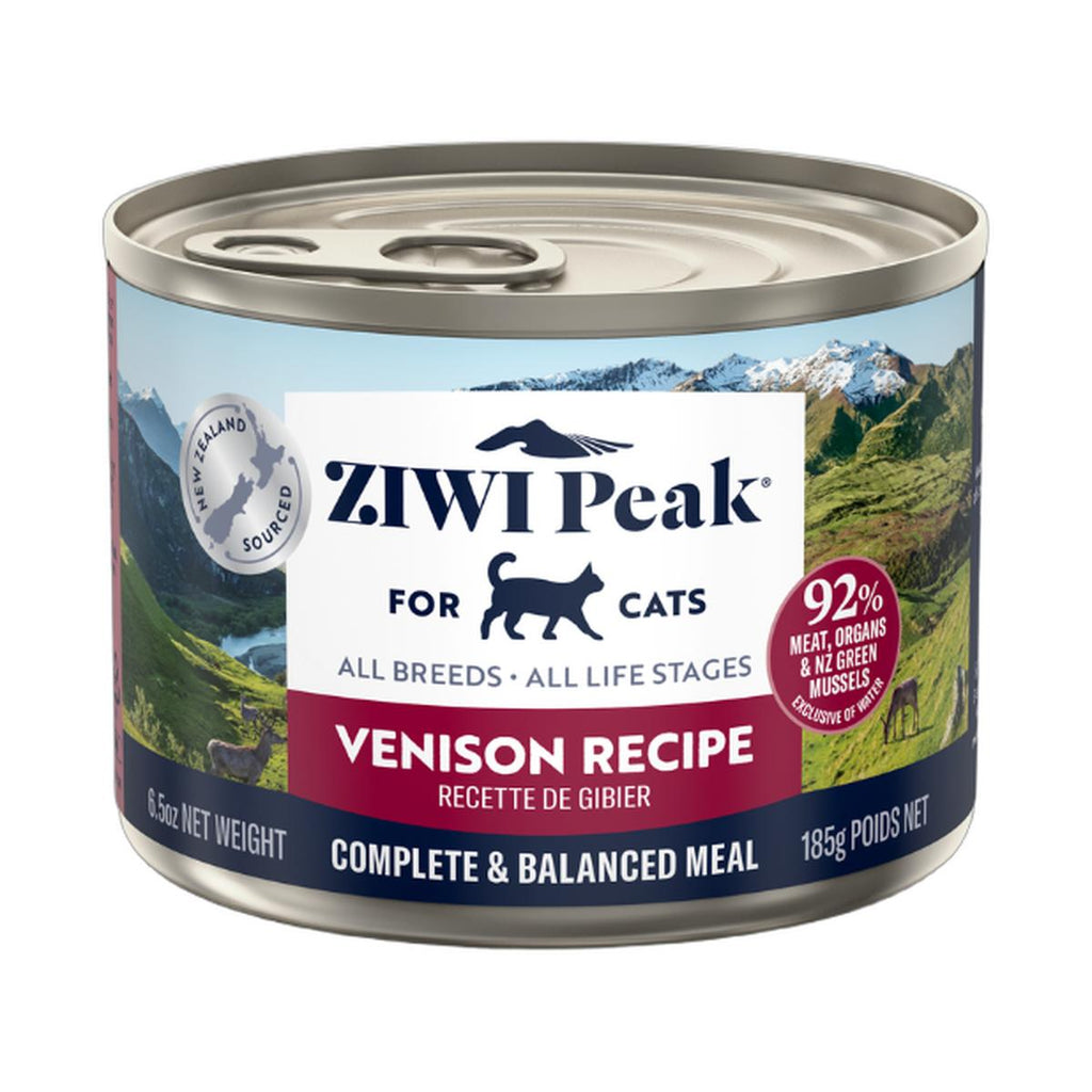 ZIWI Peak Canned Wet Venison Recipe for Cats (185g)