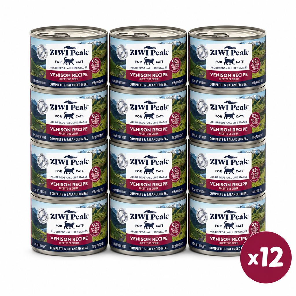 ZIWI Peak Canned Wet Venison Recipe for Cats (185g)