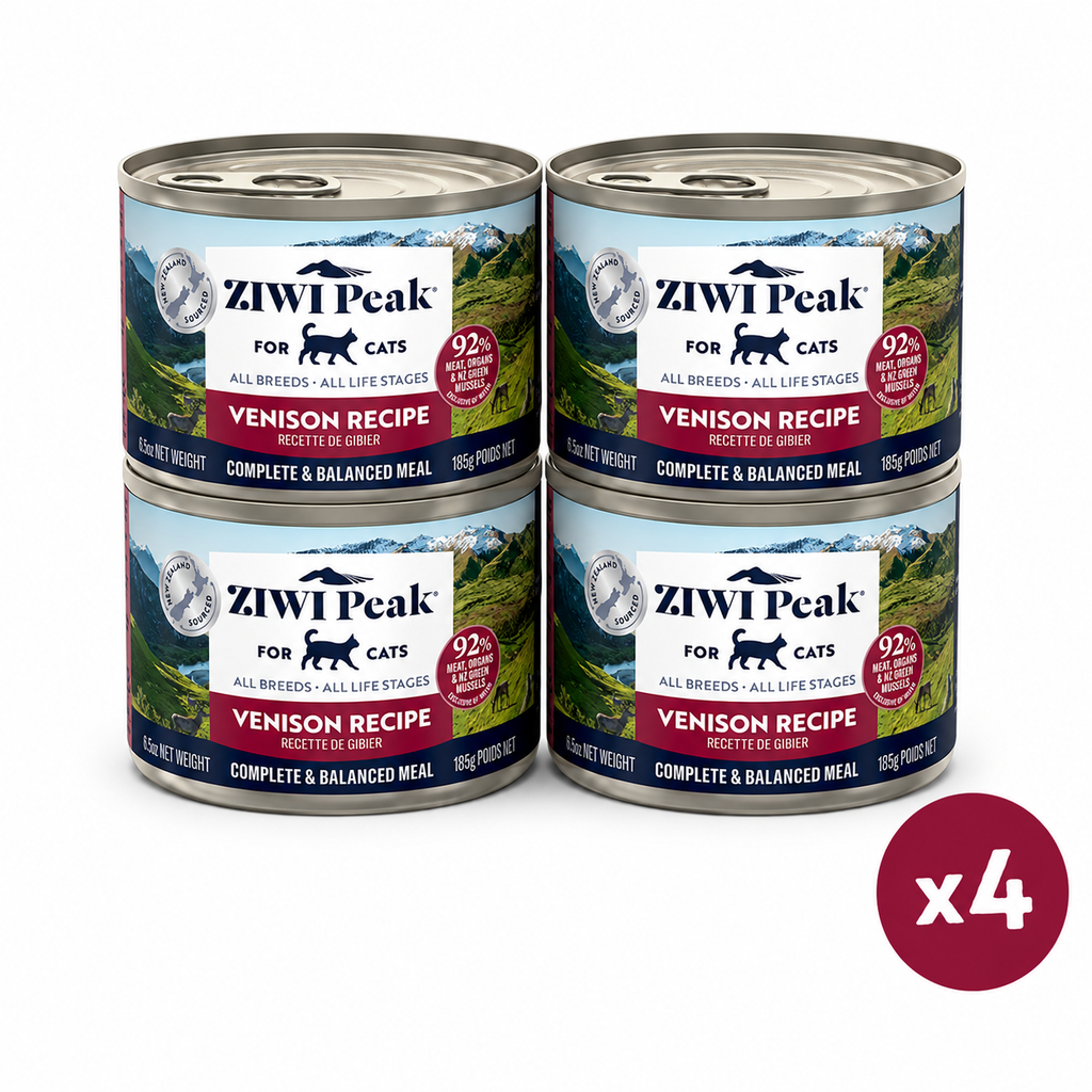 ZIWI Peak Canned Wet Venison Recipe for Cats (185g)