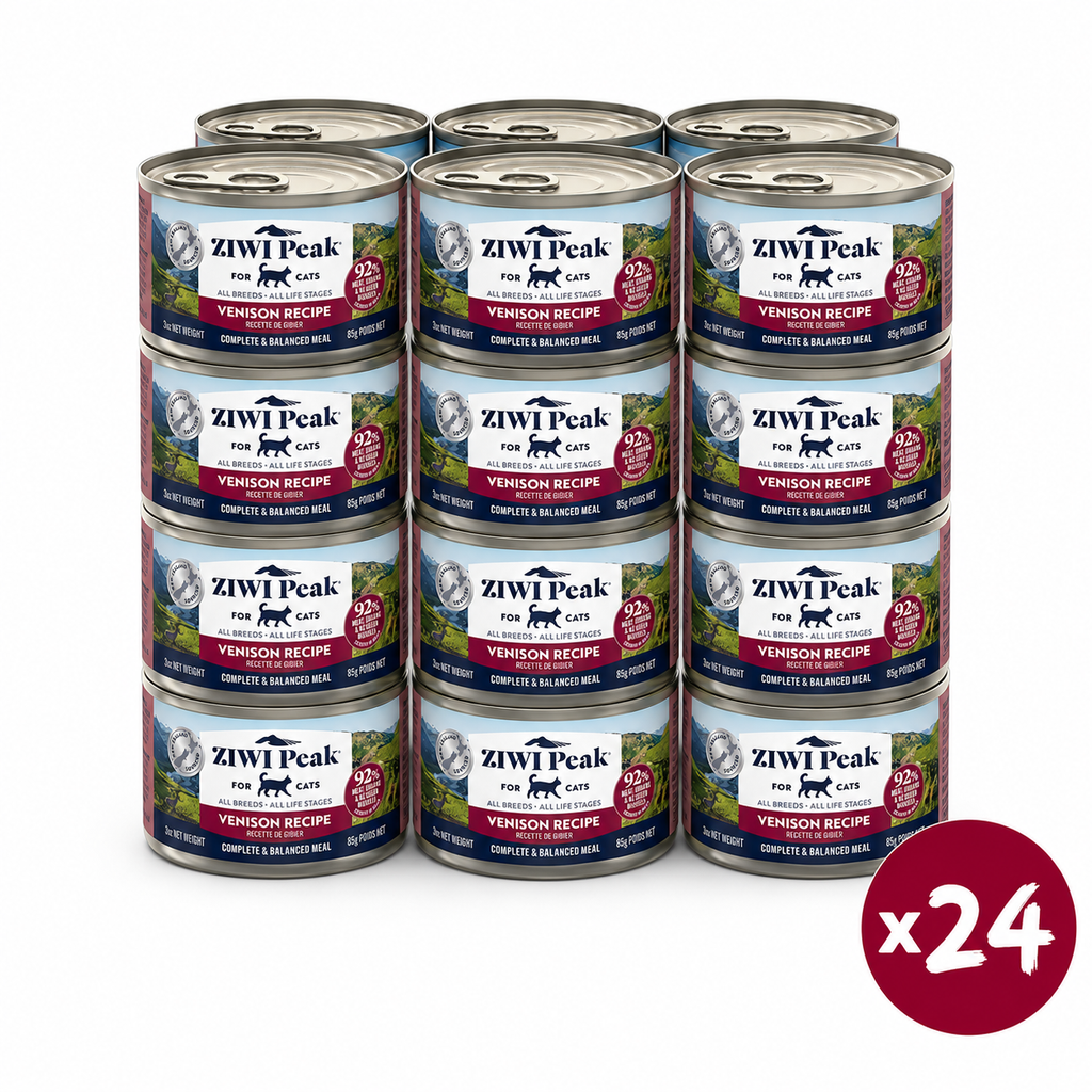 ZIWI Peak Canned Wet Venison Recipe for Cats (85g) — Best Before Oct 2027