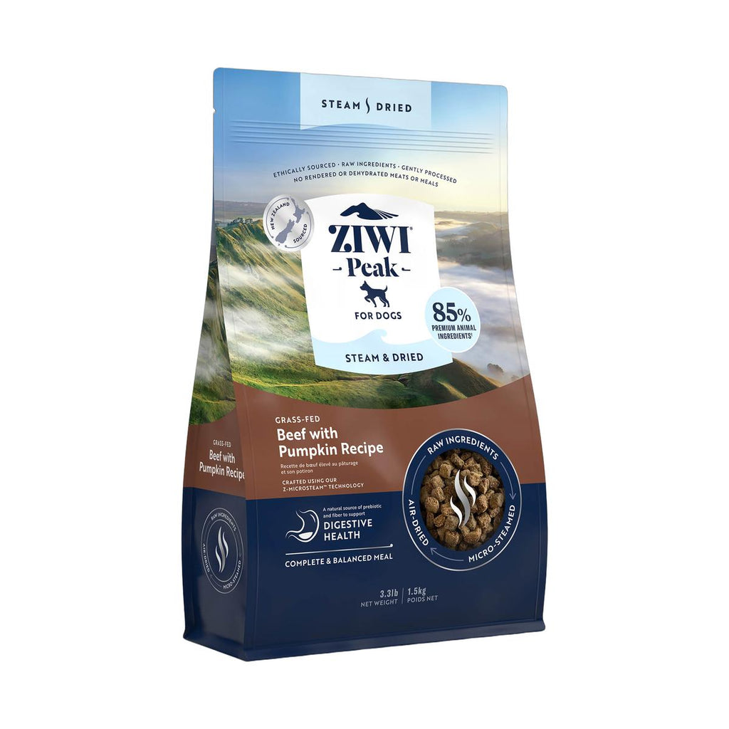 ZIWI Peak ziwi-peak-steam-dried-beef-pumpkin-dog (1.5kg)