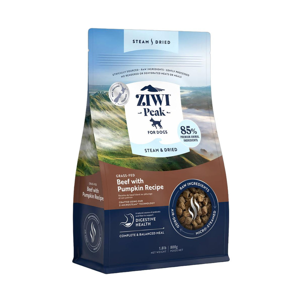 ZIWI Peak ziwi-peak-steam-dried-beef-pumpkin-dog (800g)