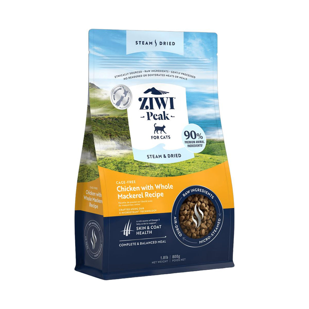 ZIWI Peak ziwi-peak-steam-dried-chicken-whole-mackerel-cat (800g)